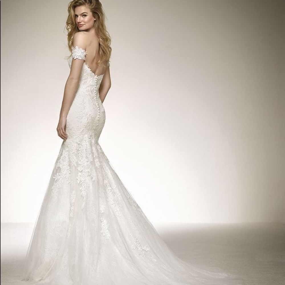Pronovias Wedding Gown and Vail